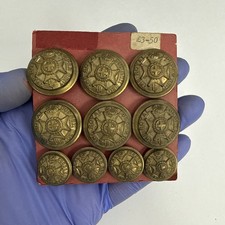 19xThe Royal Sussex Regt Brass Uniform Button by Army & Navy Stores picture