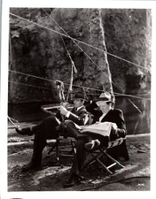 1935 HOLLYWOOD CLARK GABLE + STUART ERWIN BEHIND SCENES RELAX ORIG Photo J 33 picture