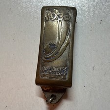 Antique Vintage 1933 A Century of Progress Chicago Worlds Fair Watch Fob Pendant picture