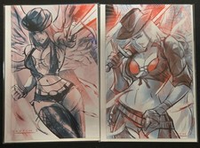 RARE IVAN TAO VIRGIN YOU HAVE BEEN WARNED #4 SKETCH 1 & 2 4b 4h picture