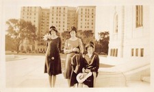 1927 Detroit Institute of Arts Exterior 1920s Photo Michigan Steps Pretty Women picture