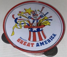Marriotts Great America VTG Souvenir Tambourine Amusement Pk Bugs Bunny Taiwan picture
