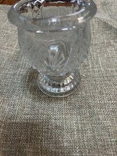 Tulip Clear Fire Crystal Reversible Candle Holder  picture