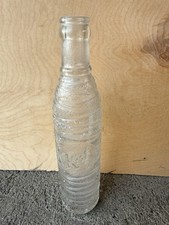 Vintage Clear KIST Soda Bottle IDAHO Bottling Co Embossed Swirl RARE Pat 1927 picture