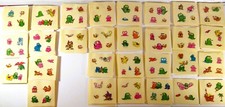 🟢🔥 29x GODZILLAND 1984 VINTAGE UNUSED STICKER SHEET COMPLETE SET MOTHRA RODAN picture