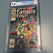 Fantastic Four #347 Marvel Comics 1990 CGC 9.0 Newsstand White Pages Simonson picture