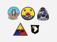Lot Of 5 Military Aviation NASA Patches picture