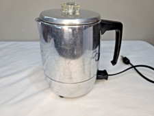 VINTAGE 1950s DOMINION 1626 ELECTRIC PERCOLATOR - WORKS GREAT picture