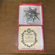 Vintage 1981 Williamsburg Silverplate Christmas Star by Kirk Stieff, Balt picture