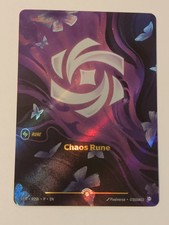 Riot Games League of Legends Rune Chaos Rune Holographic Card R05b 2026 picture