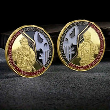 Military Veteran Oath Challenge Coin Collectable Commemorative Military 1-pc picture