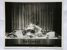 1964 Baccarat Crystal Advertising Photo Mid Century Modern Store Display RARE #6 picture