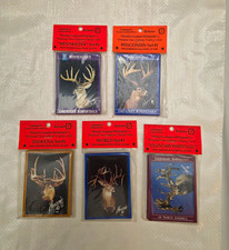 1990 Larry Lawson World's Greatest Whitetails Trading Card Sets,LOT Rel. 1-5 NIP picture