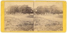 BROOKLYN STEREOVIEW - Felter Hotel Grounds - Anthony 1860s SCARCE picture