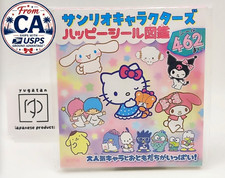 Sanrio Characters Happy Stickers Book with 462 stickers From Japan Fast Shipping picture