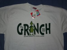 NWT Dartmouth College The Grinch XL Cotton T-Shirt by Dr. Seuss Excellent Cond. picture