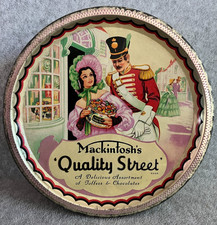 Vintage Mackintosh's Quality Street Toffees & Chocolates Tin Canister England picture