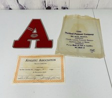 Vintage 1961-1962 Donald Hohman Avonworth High School Varsity Football Letter picture