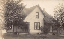 J71/ North Royalton Ohio RPPC Postcard c1910 Leiter Verhoula Home   422 picture