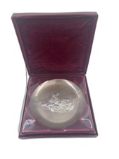 1972 Lincoln Mint Mother's Day Plate Solid Sterling Silver .925 224g Sealed picture