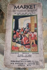 Vintage 1930’s Cards Card Game  – Market or Covent Garden Original Box  complete picture
