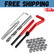 30PCS M6 x 1.0mm Thread Repair Insert Kit, Metric Helicoil Kit Compatible Hand T picture