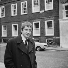 English actor Derek Fowlds after being granted divorce from wife W- Old Photo picture