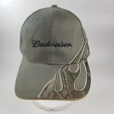 BUDWEISER Baseball Hat Official Product Camouflage Flame 2008 Casual Cap Mens. picture