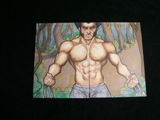 2018 & 2020 Marvel Masterpieces 2-panel sketch puzzle lot of 2 by Elise Strong picture