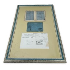 Antique 1913 Nieuw Amsterdam Immigration Card Cunard Line Jewish Passport picture