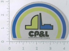 Vintage CP&L Carolina Power Light Company Sticker Decal picture