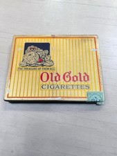 vintage Old Gold Flat Fifty cigarette tin picture