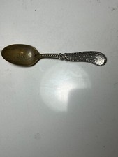 VERY RARE SPOON MADE FROM BATTLESHIP MAINE METAL, SPANISH AMERICAN WAR, 1898 picture