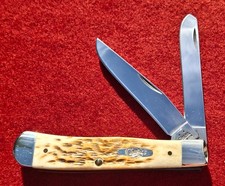 2008 CASE XX 6254 SS AUTUMN BONE TRAPPER POCKET KNIFE NOS picture