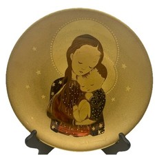 1978 Schmid Tranquility Sister Berta Hummel Porcelain LTD Plate 24K Gold Finish picture