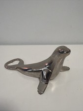 Vintage BMF N West Germany Seal Sea Lion Can Opener Heart Tail - Solid & Heavy picture