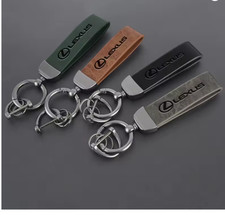 Genuine Leather Key Chain for  Lexus RX300 IS200 ES35  F Sport Keychain KeyRing picture