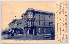 Postcard CA Napa California Main And First Streets Hotel Albertype ca1908 C205 picture