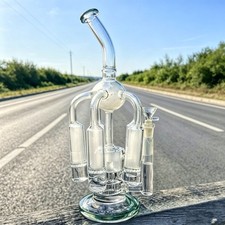 heady recycle rig matrix bong tire Five pipes filter Water Hookah 14mm shisha picture