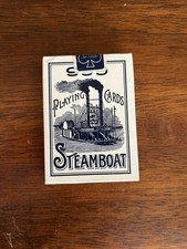 Vintage Steamboat 999 Poker Playing Cards Blue Sealed USPCC Cincinnati picture