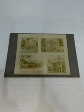 ANTIQUE 1902 UPTON & FRISBEE, E. N. PEABODY PHOTOGRAPH OLD WITCH HOUSE SALEM, MA picture