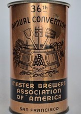 *RARE 1939 MASTER BREWER'S 36th ANNUAL CONVENTION COPPER MUG SAN FRANCISCO picture