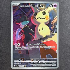 Team Rocket's Mimikyu 238/217 Ascended Heroes Illustration Rare Pokemon TCG Card picture
