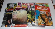 LARGE LOT OF VINTAGE SCI-FI MAGAZINES - STAR TREK - STAR WARS - STARLOG - SEALED picture