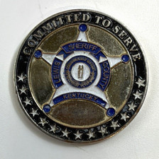 Lewis County Kentucky Sheriff Johnny W Bivens Challenge Coin KY Law Enforcement picture