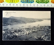 (USA0.42 ) , Vintage postcard of the city of Bergen, Norway, Year 1908 . picture