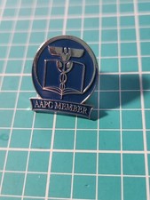 Vtg AAPC Member Silver Tone Lapel Pin picture