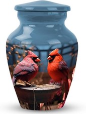 Beautiful Cardinal Urn Keepsake 3 Inch Mini Urns for Human Ashes Cremation Small picture