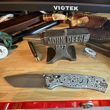 Dream Tech Lite D4508MBW Manual Folding Pocketknife Tanto blade 14c28n picture