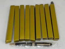 Lot of 9 Vintage Courvoisier Cognac Promotional Ballpoint Pens NIB Gold Accent picture